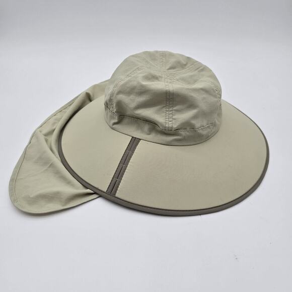 Juniper Hat Womens Medium Large Hiking Sun Beach Safari Fish Wide Brim Neck Flap - Picture 1 of 12